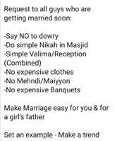 Marriage guidelines